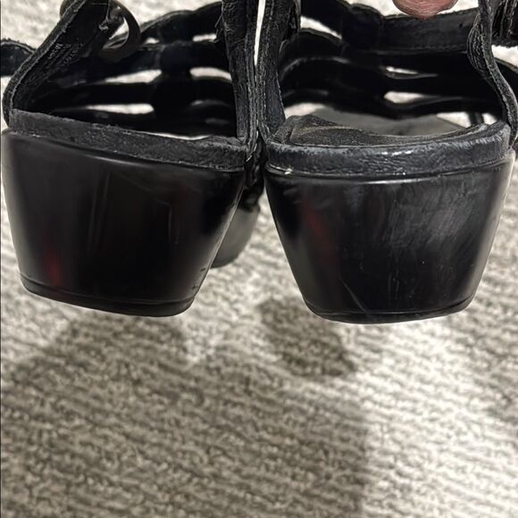 Dansko Black Strappy Sandals - Picture 3 of 4